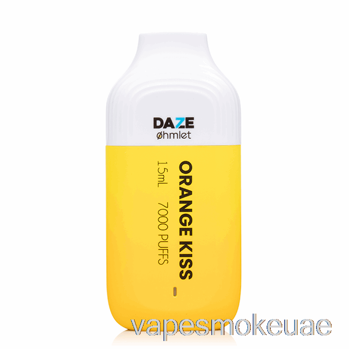 Vape Uae 7 Daze Ohmlet 7000 0٪ صفر نيكوتين قابل للتصرف أورانج كيس